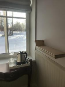 Příslušenství pro přípravu čaje a kávy v ubytování Villa Kertelhof Guesthouse