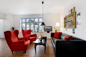 Posezení v ubytování Årslev B&B