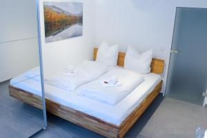 Ένα ή περισσότερα κρεβάτια σε δωμάτιο στο Apartment Schanzenstraße 690 m ü. M
