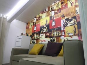 A seating area at PEPPE'S HOME Luxury and relax apartament