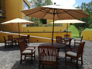 Patio nebo venkovní prostory v ubytování Hotel Casa en el Campo