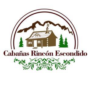 un logo pour le cachaça rincon escondido dans l'établissement Cabañas Rincón Escondido, à Huasca de Ocampo