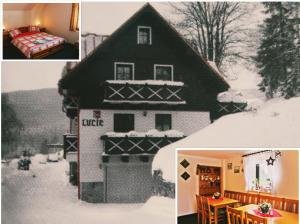 スピンドレルフ・ムリンにあるPension Lucieの雪に覆われた家の写真