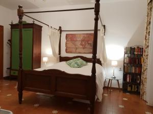 Postel nebo postele na pokoji v ubytování La terrazza di Anna