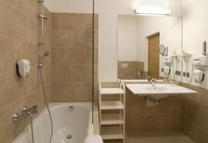 Kúpeľňa v ubytovaní Hotel Bräuwirt