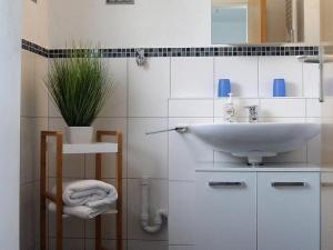 Koupelna v ubytování Ferienwohnung Umkirch