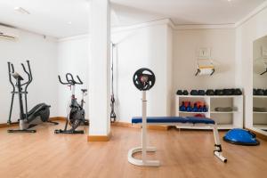 Fitness centrum a/nebo fitness zařízení v ubytování Sandos Atlantic Gardens