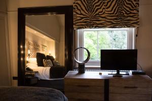 A television and/or entertainment center at Milsoms 