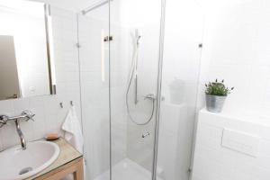 Koupelna v ubytování Hochherz - fewo-badhindelang