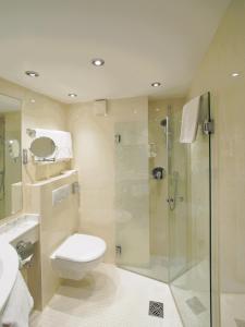 Koupelna v ubytování Hotel Kraft
