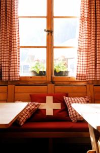 Postel nebo postele na pokoji v ubytování Alpinhotel Bort