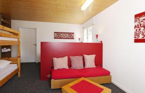 Postel nebo postele na pokoji v ubytování Alpinhotel Bort