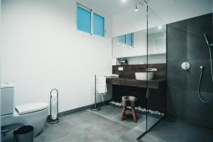 Koupelna v ubytování GRAND TERRACE APARTMENT in Puerto de Alcudia + 18 fotografií
