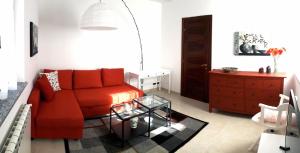 A seating area at Alle Porte di Genova