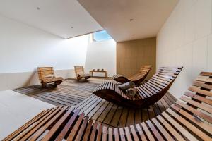 Area soggiorno di Quercus Appartements contactless check-in