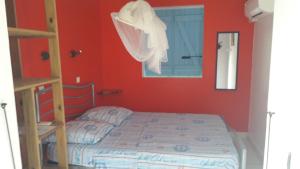 Letto o letti in una camera di ti case gwada location