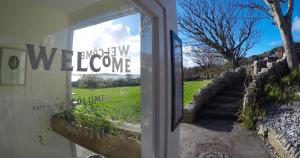 A garden outside St Columba Hotel