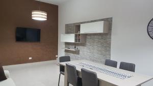 A television and/or entertainment centre at A casa di Pamy