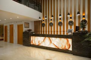 Vstupní hala nebo recepce v ubytování Piskin Hotel