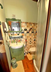 Koupelna v ubytování B&B Il Torchio