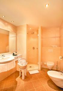 Koupelna v ubytování Boutiquehotel Säumler