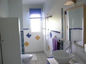 Koupelna v ubytování Gîte la Sapinière