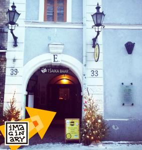 Pročelje oz. vhod v nastanitev Imaginary Hostel