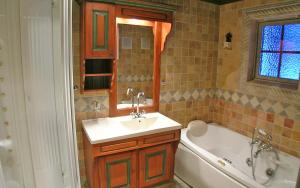 Koupelna v ubytování Sjumilskogen + 18 fotografií