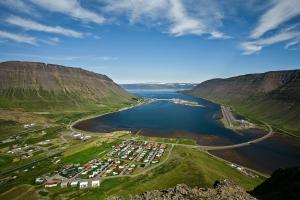 Landskap nær hotellet