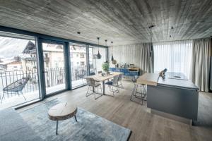 Posezení v ubytování Glanz & Glory Appartements Längenfeld