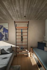 Postel nebo postele na pokoji v ubytování Glanz & Glory Appartements Längenfeld