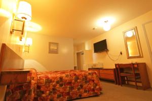 TV a/nebo společenská místnost v ubytování Sunset Motel