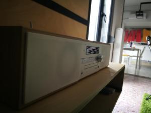 A kitchen or kitchenette at Semedaki, a modern appartment in the centre of history