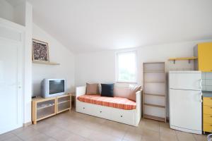 TV a/nebo společenská místnost v ubytování Apartments Kala mendula