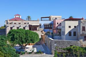 a view of the city from the fortress at In Camera Art Boutique Hotel in Rhodes Town