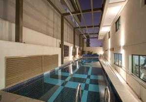 The swimming pool at or close to Flat no Brooklin 86 | Alto padrão + garagem