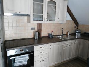 Kuchyň nebo kuchyňský kout v ubytování Apartmán Barborka 05