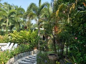 Vonkajšia záhrada v ubytovaní The Leaf Bankrut
