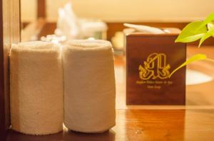Certifikát, hodnocení, plakát nebo jiný dokument vystavený v ubytování Angkor Palace Suite & Villa