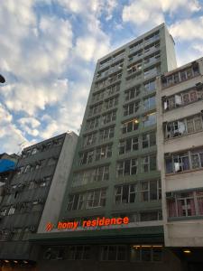 O edifício onde o hotel está situado