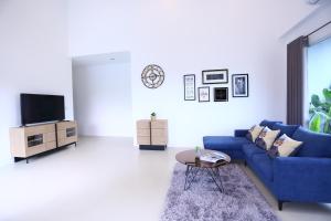 TV a/nebo společenská místnost v ubytování Thacha Pool Villa B