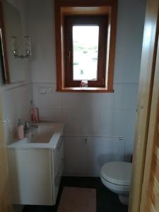 Koupelna v ubytování Domek "Pod Lubaniem" + 7 fotografií