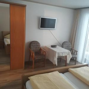 TV a/nebo společenská místnost v ubytování Pension Brix