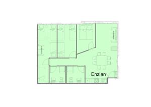 Floor plan ng Apartments Tempelhof