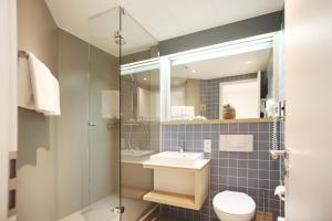 Koupelna v ubytování Boutique Hotel Reschen
