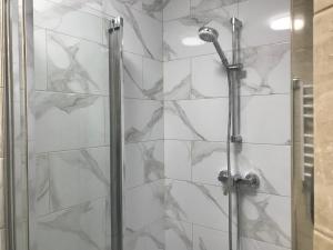 Koupelna v ubytování Dudman Hotel