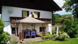 Zahrada ubytování Ferienwohnung auf einem richtigen Bauernhof