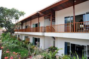 Balkón nebo terasa v ubytování Aquarius Beach Hotel