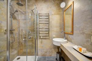 Koupelna v ubytování hotel Chmelnice