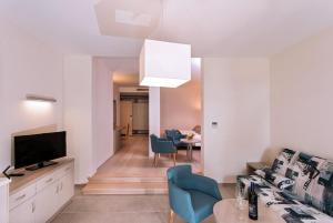 TV a/nebo společenská místnost v ubytování Apartments Villa Loznica